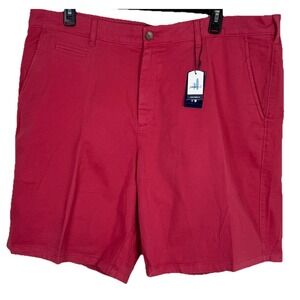 Johnnie-O Men's Neal Stretch Chino Shorts 44 Malibu Red Twill Casual NWT